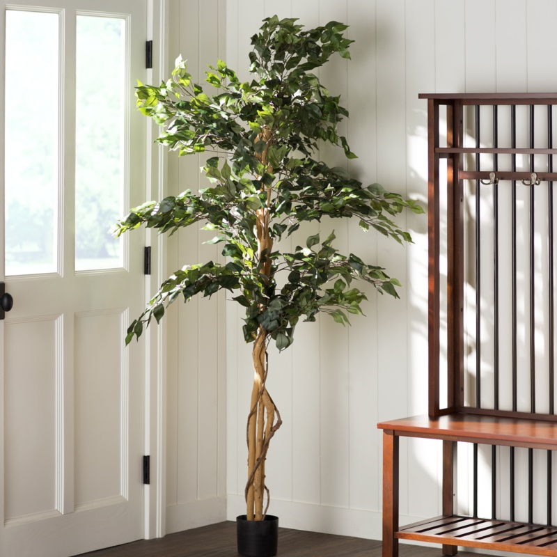 Faux Ficus Tree in Planter