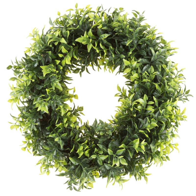 Faux Polypropylene Plastic 11.5'' Wreath