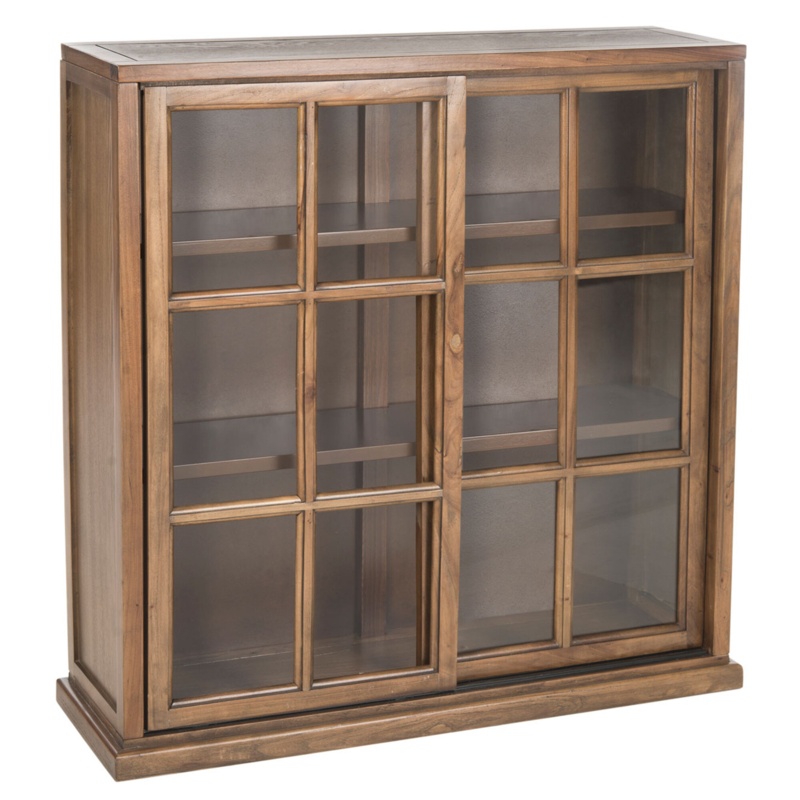 Fazulla 40'' H x 38'' W Solid Wood Barrister Bookcase