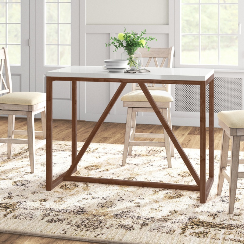 Feltonville Counter Height 24'' Trestle Dining Table