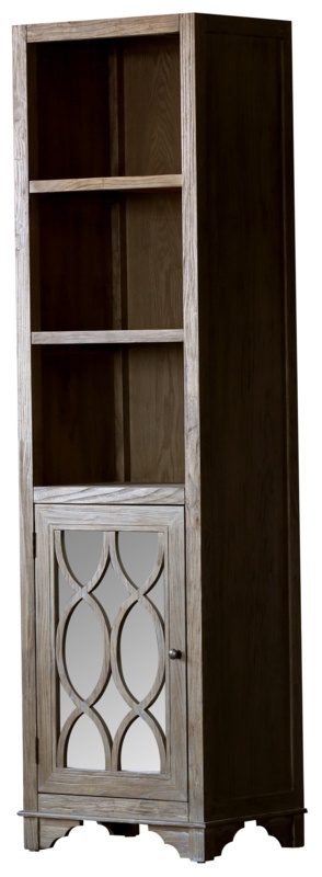 Figlia Solid Wood Freestanding Linen Cabinet