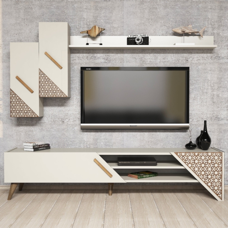 Timeless Entertainment Unit with CNC Relief