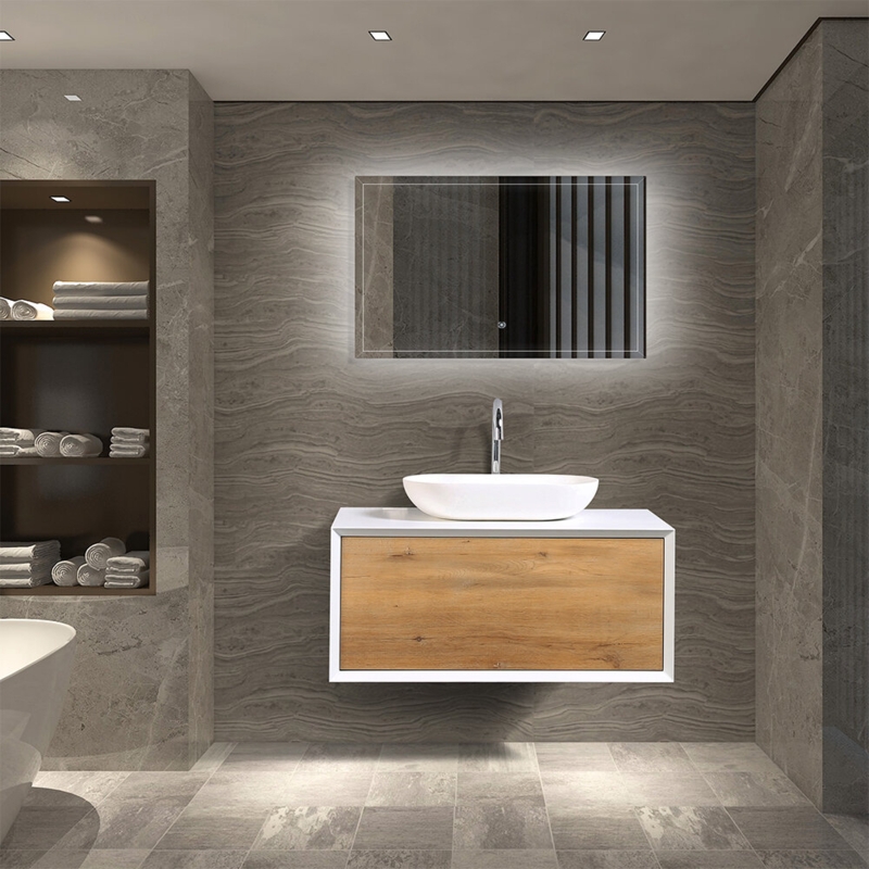 Floating Bathroom Vanity with Stone Resin Sink