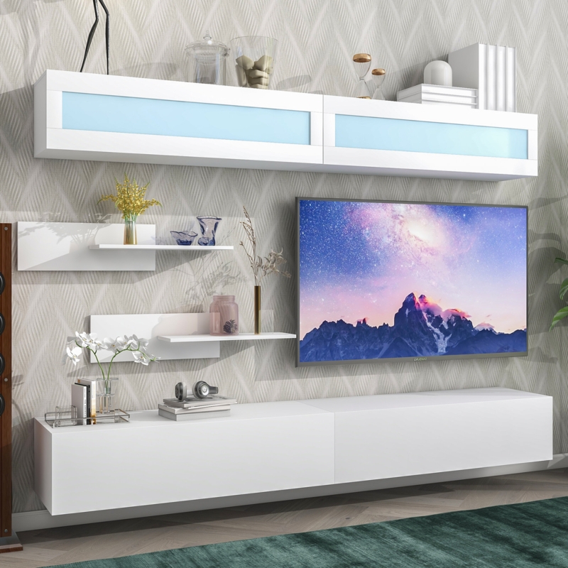 Wall-Mount Modern Entertainment Center