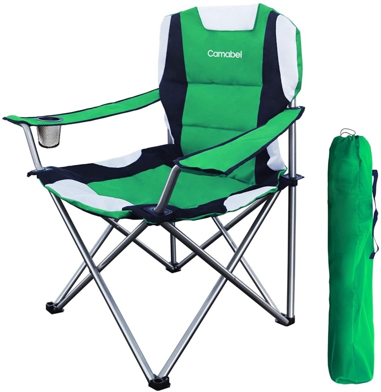 Folding Camping Chair with Cushion