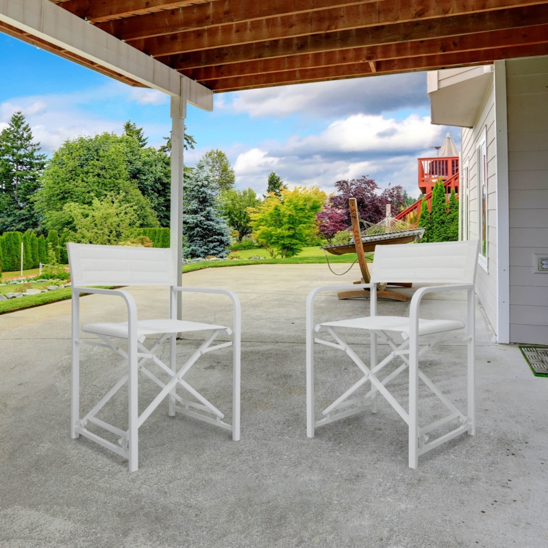 Lightweight Aluminum Director's Chair