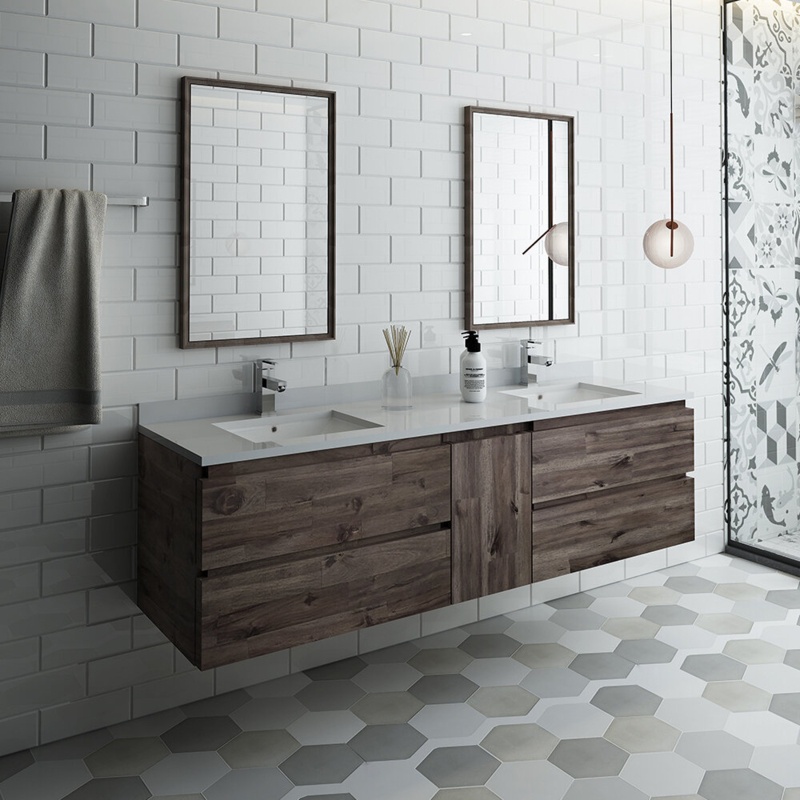 Formosa Double Bathroom Vanity with Vanity Top