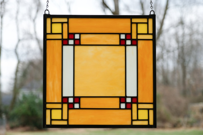 Frank Lloyd Wright Window Panel