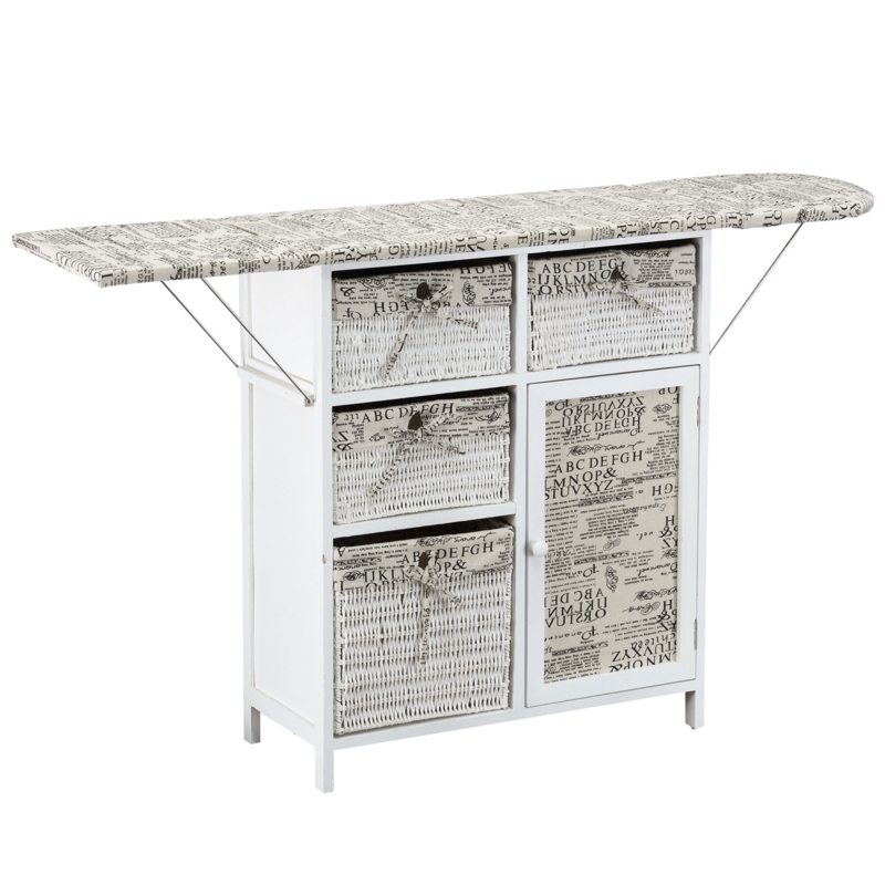 Foldable Ironing Board Center with Storage