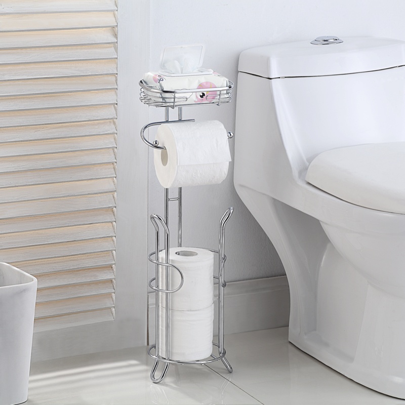 Freestanding Toilet Paper Holder