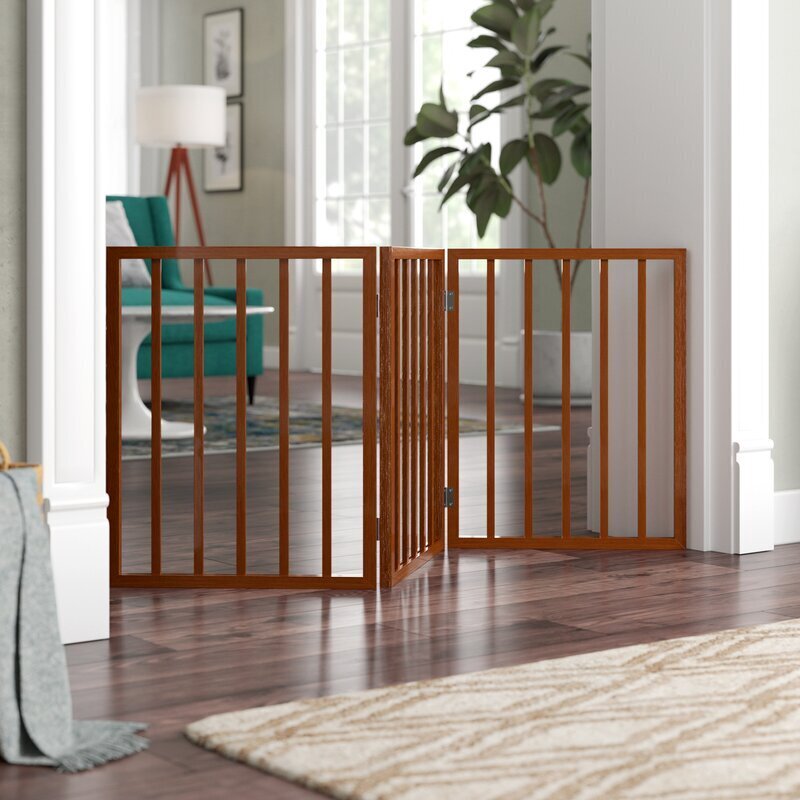 Freestanding Wooden Pet Gate