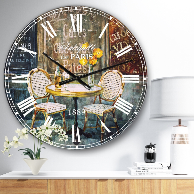 Sleek Aluminum Wall Clock