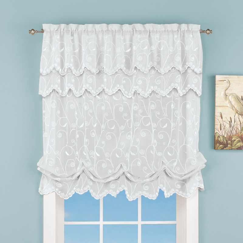 Furey Swag 54'' Kitchen Curtain