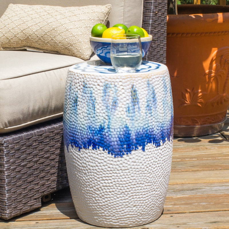 Drip Garden Stool with Flat Shape