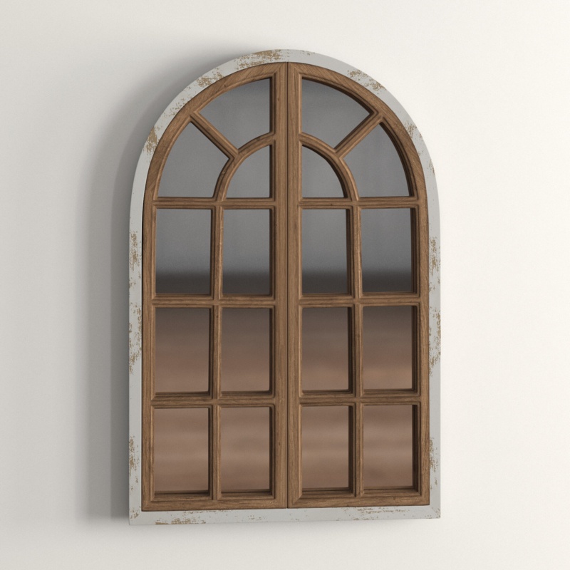 Gabrielle Wood Wall Mirror