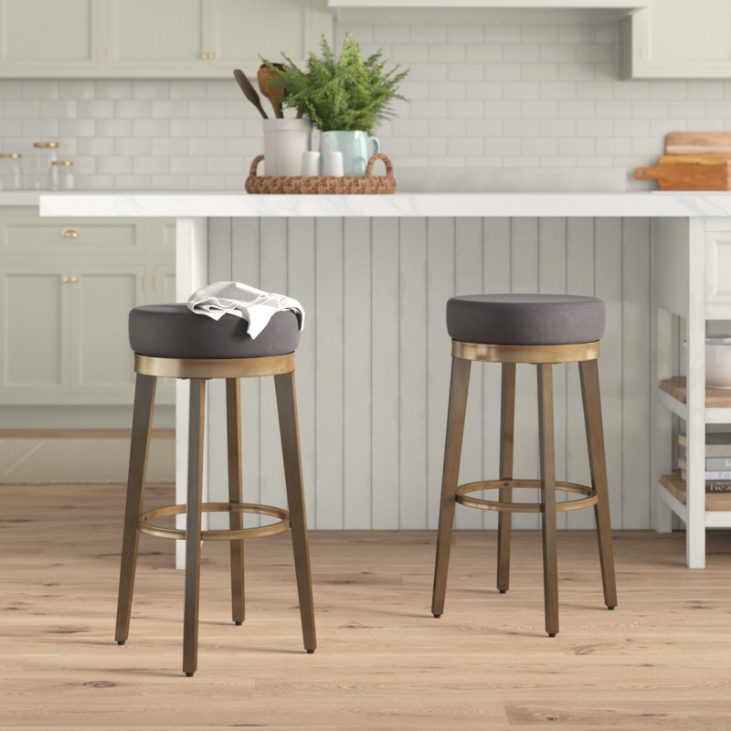 Gadberry Swivel 30.5" Bar Stool