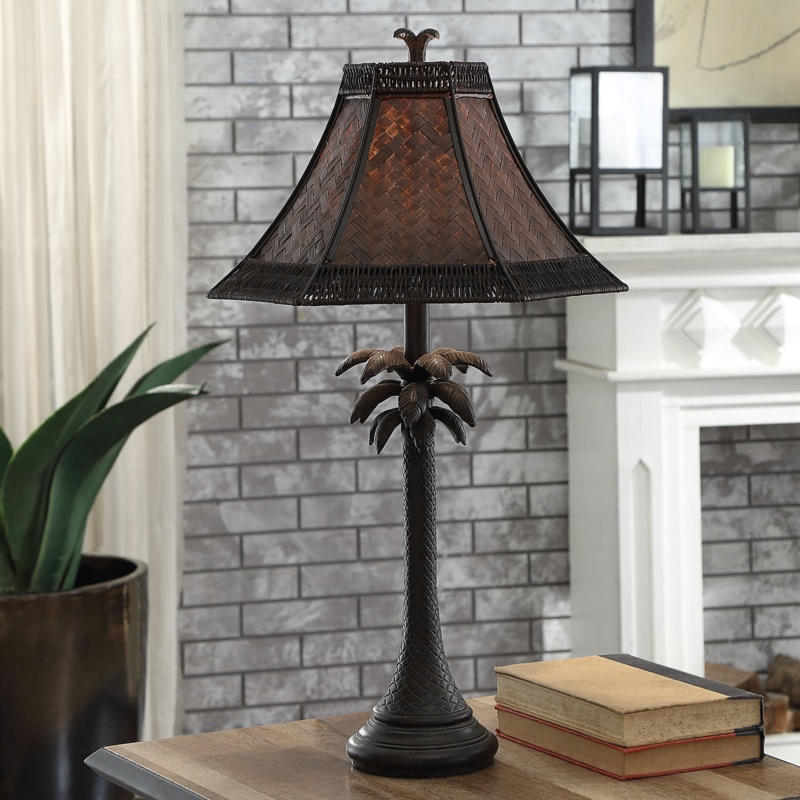 Palm Tree Shade Table Lamp