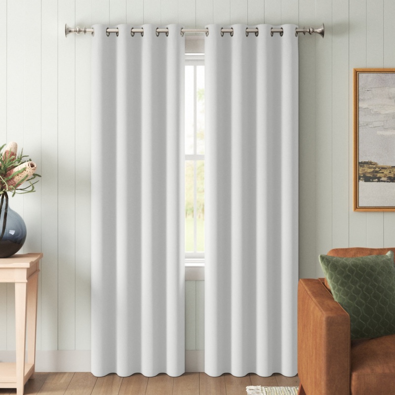 Gemala Thermal Insulated 100% Blackout Grommet Curtain Panel