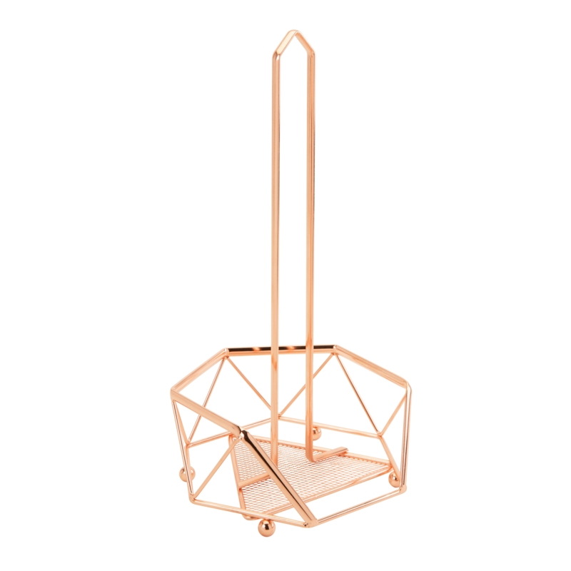 Geometric Iron Paper Towel Holder