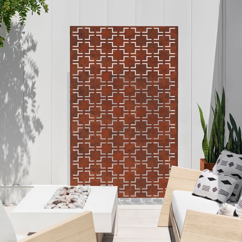 Geometric Small Decorative Screen Panel