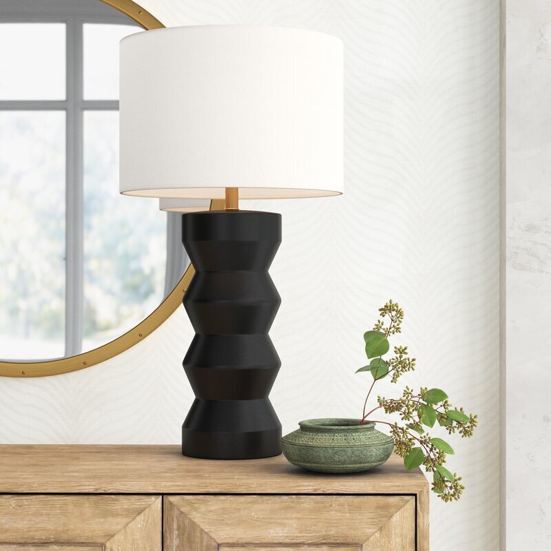 Geometric Vintage Mid Century Table Lamp