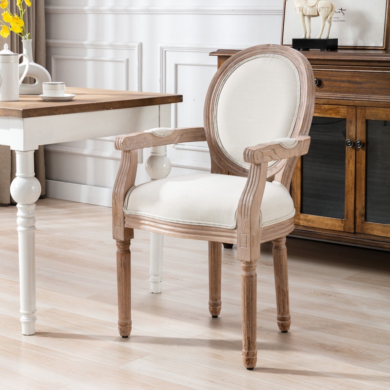 Distressed French Farmhouse Armchair