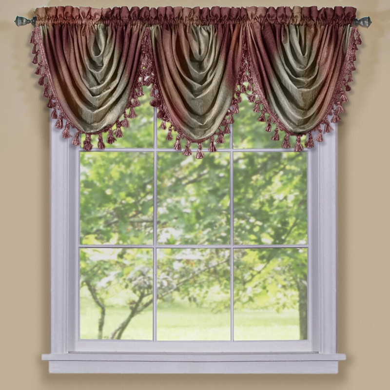Gillam Ombre Pointed 42'' Window Valance