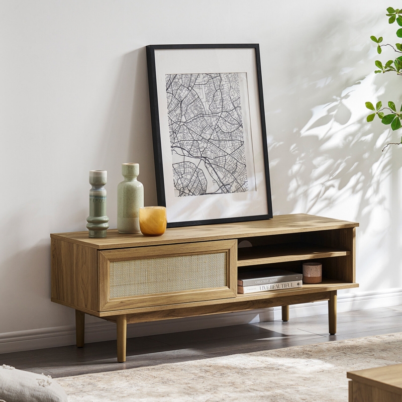 46" Rattan TV Stand