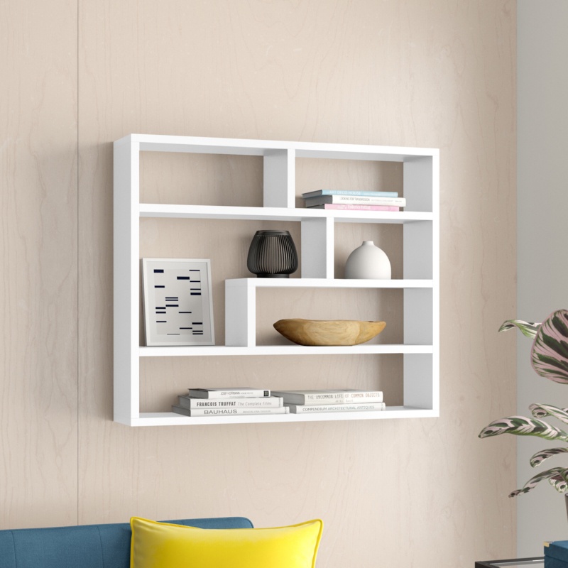 Geometric Wall Shelf for Displays