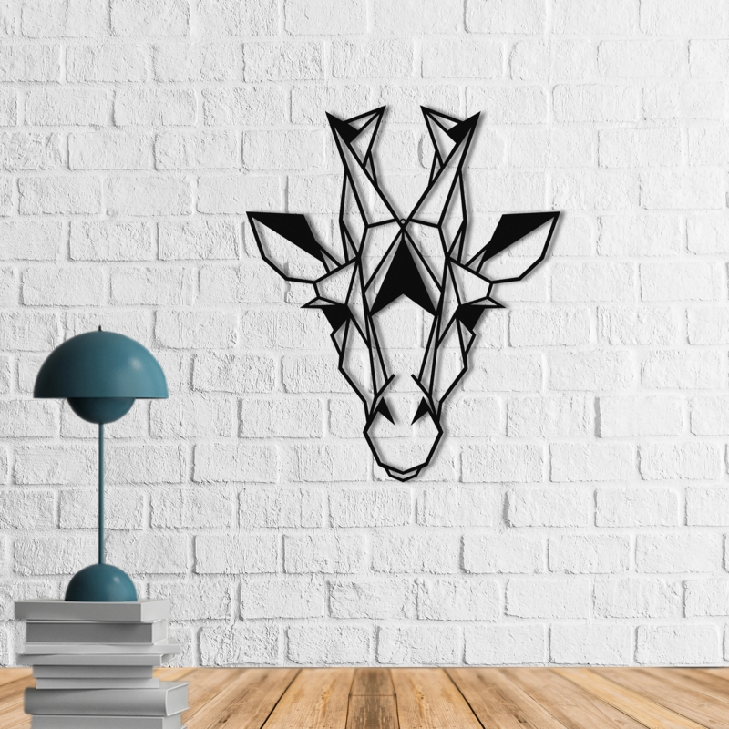 Sleek Black Powder Coated Side Table