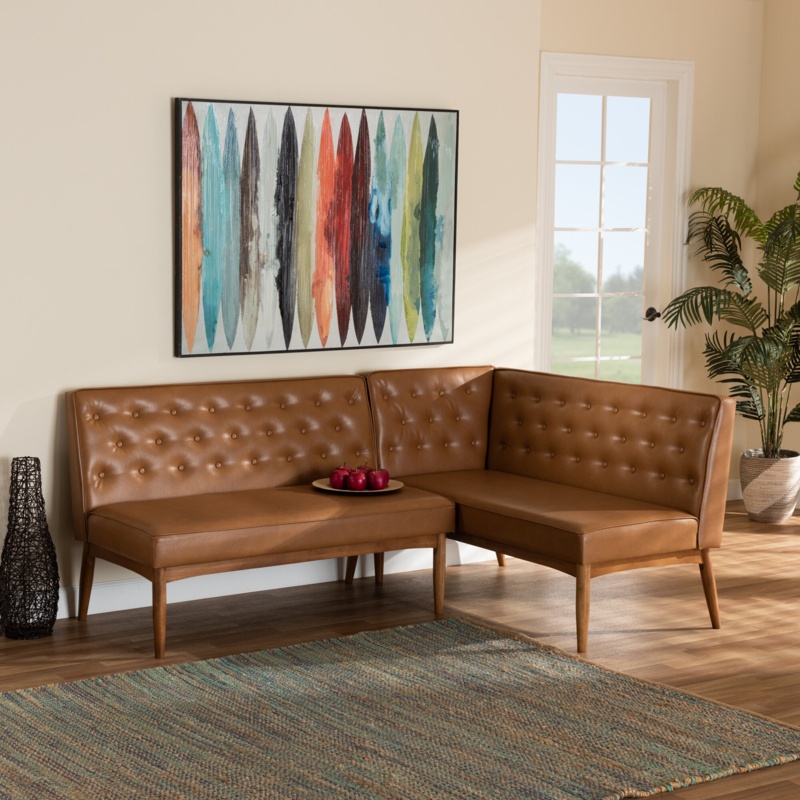 Gitano Faux Leather Bench