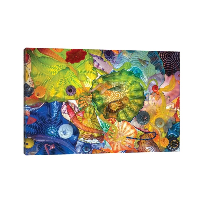 Glass Art Wall IV by Louis Ruth - Wrapped Canvas Photograph