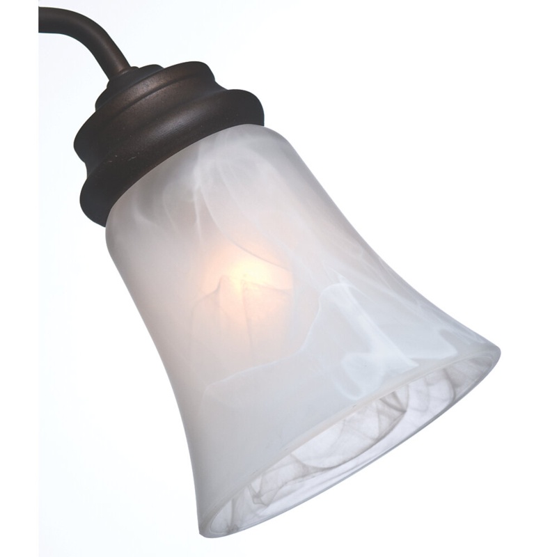 Glass Bell Ceiling Fan Fitter Shade
