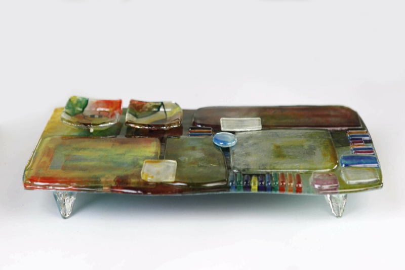 Glass Decorative Plate