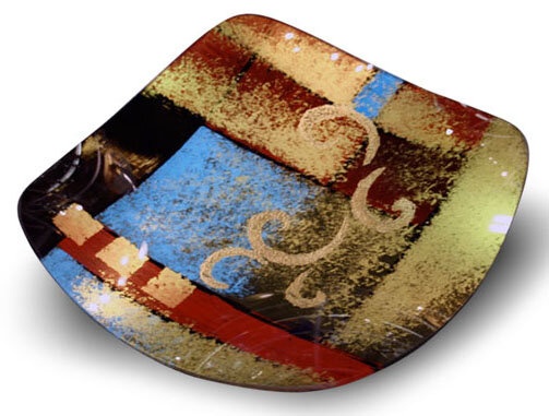 Glass Decorative Plate
