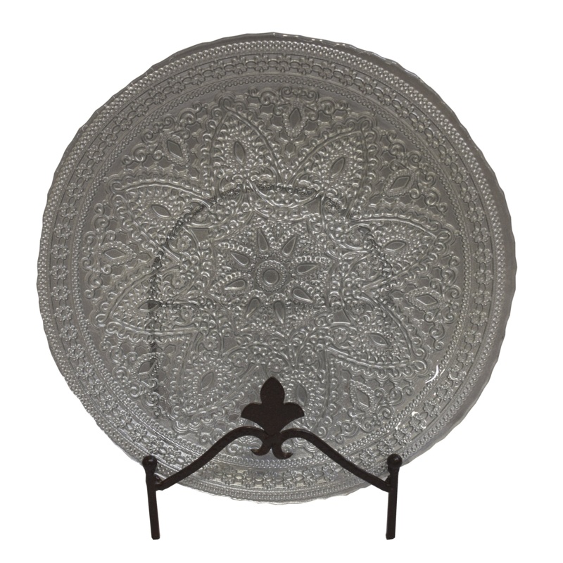 Glass Decorative Plate - Set of 5+