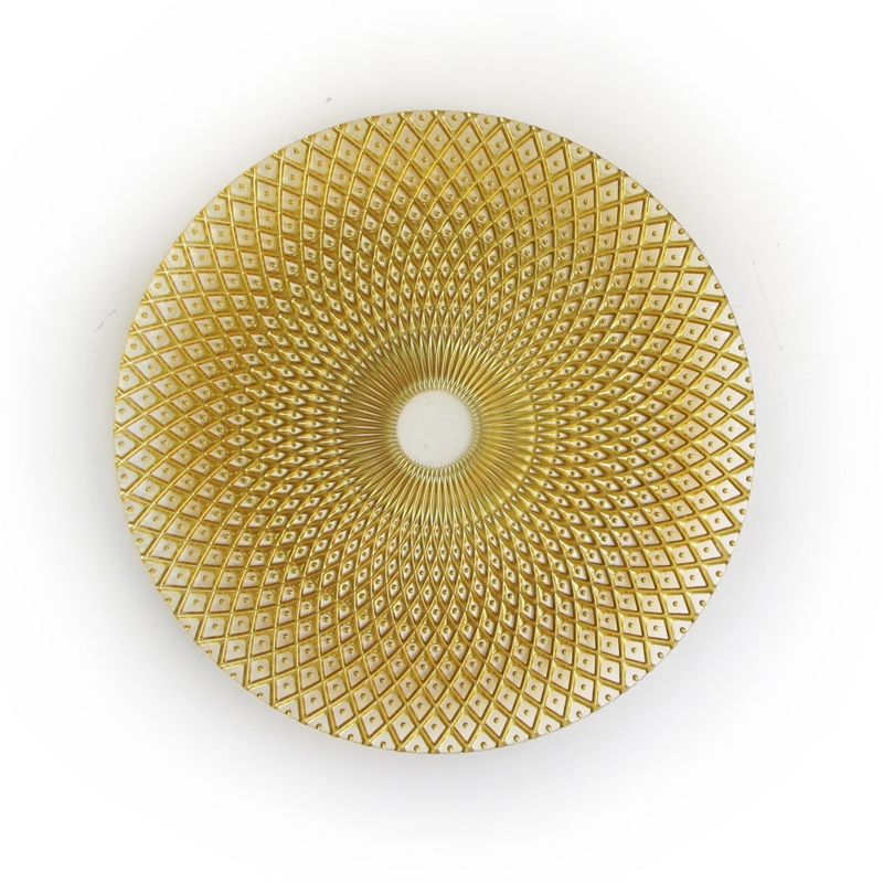 Glass Charger Plate Elegant Design