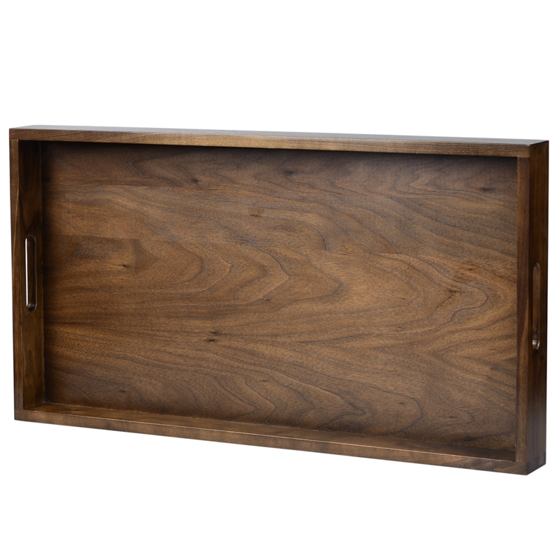 Handcrafted Walnut Wood Serving Tray