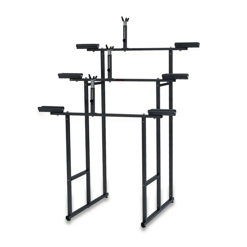 Wall-Mounted Bike Display with Bottom Bracket Support