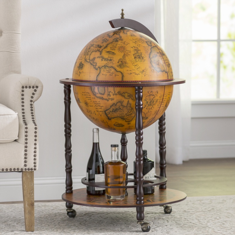 Globe Cabinet Drink Trolley