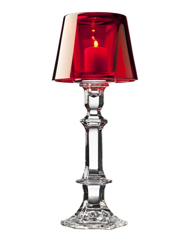Godinger Christmas 14'' Glass Tabletop Votive Holder