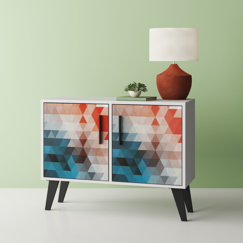 Gorby 27.36'' Tall 2 - Door Accent Cabinet