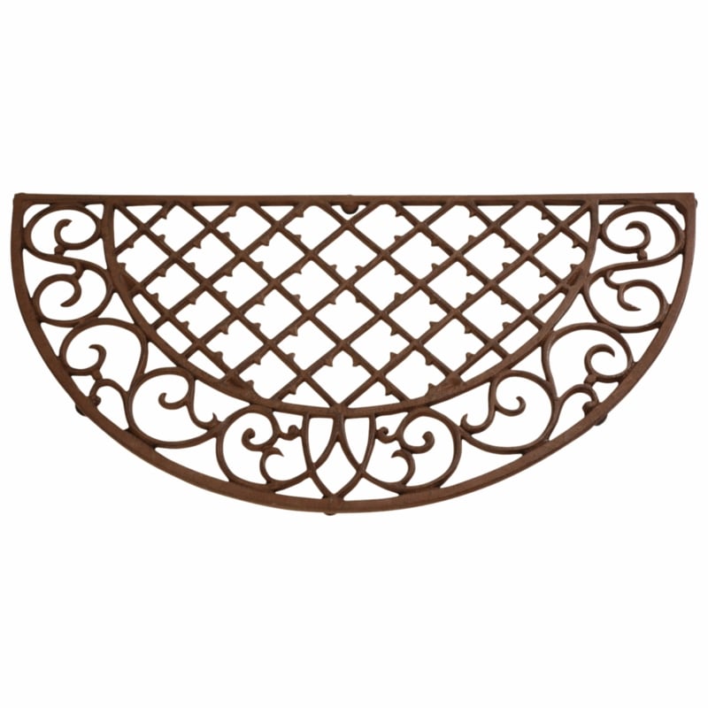 Cast Iron Semi-Circular Door Mat