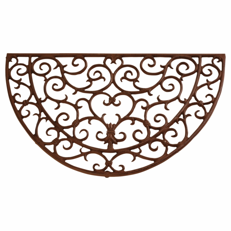 Cast Iron Semi-Circular Door Mat