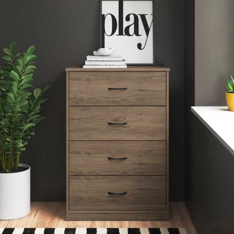 Four-Drawer Laminate Chest