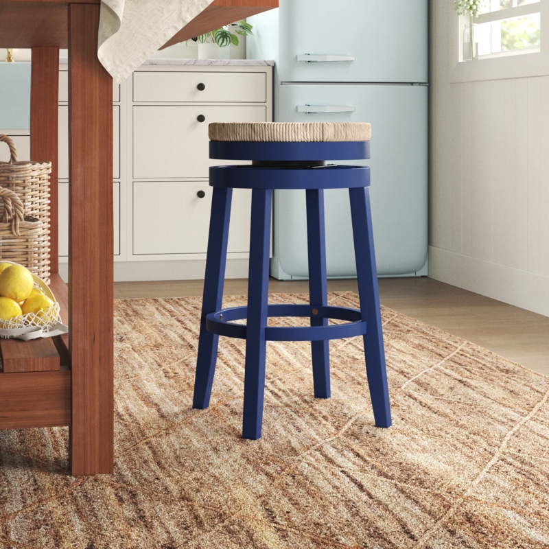 Modern Swiveling Bar and Counter Stool