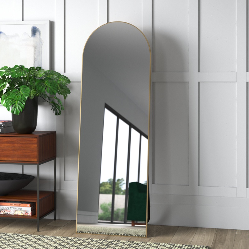 Greta Arch Wood Mirror