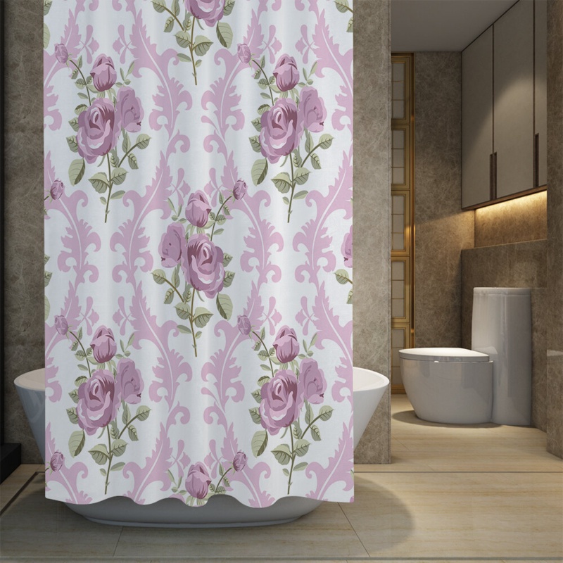 Gros Floral Single Shower Curtain