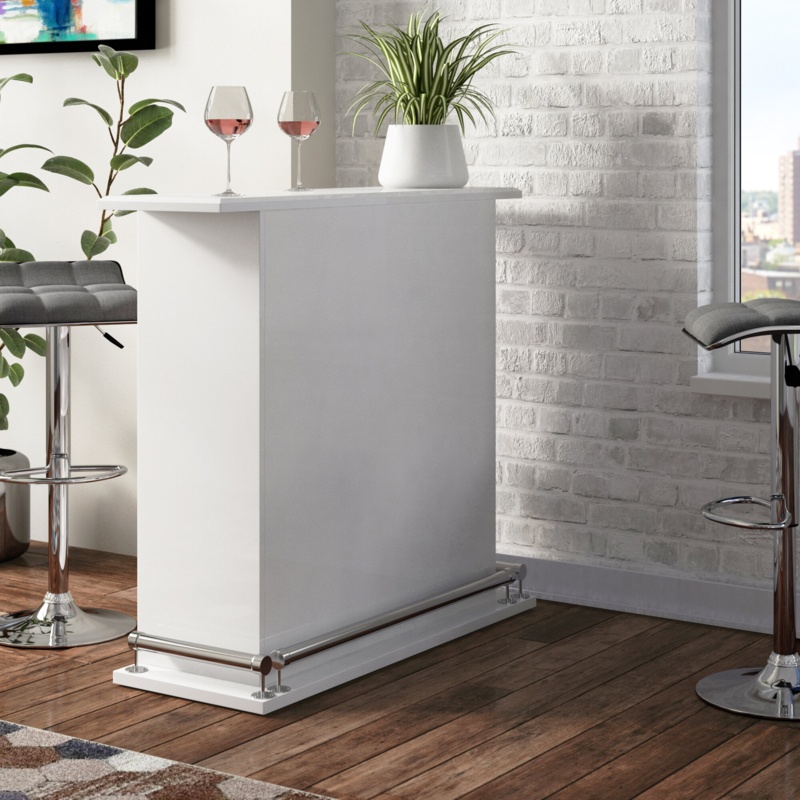 Compact Home Bar with Storage
