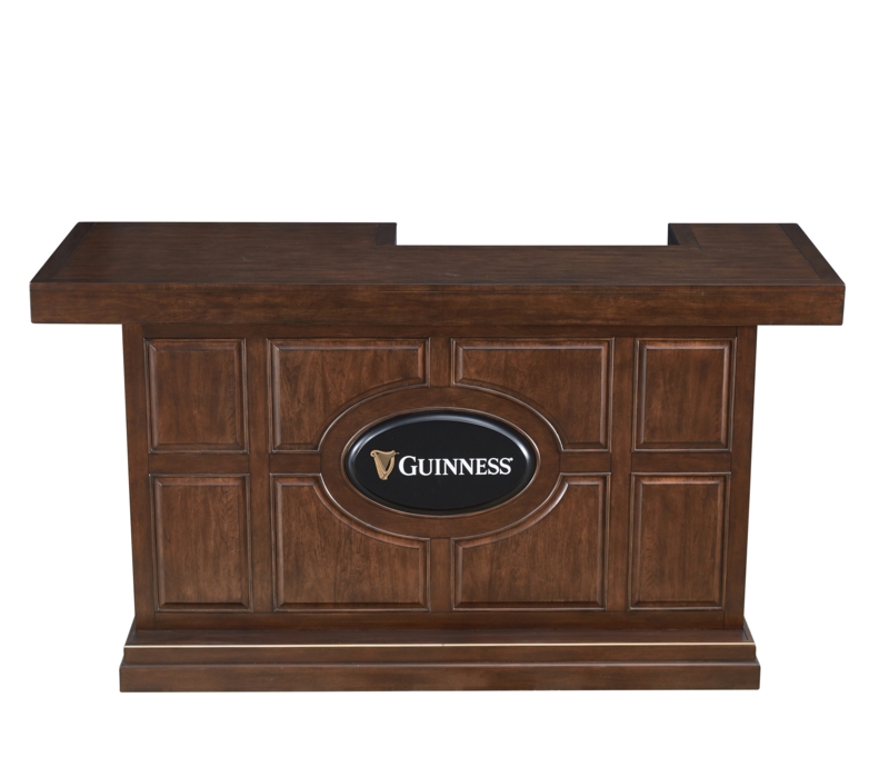 Walnut Home Bar with Storage